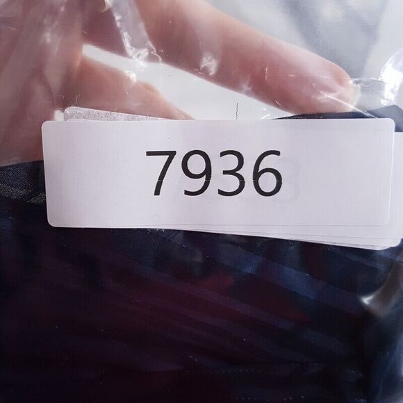 AQUA Womens Romper Medium Blue Cut Out Balloon Sleeve Stripe Shorts Jumpsuit - Picture 9 of 9